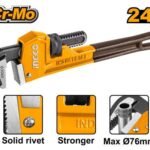 INGCO Pipe wrench 76mm HPW0824