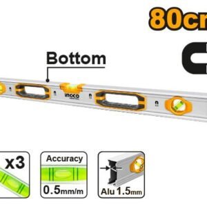 Ingco Spirit level with powerful magnets 80cm HSL38080M
