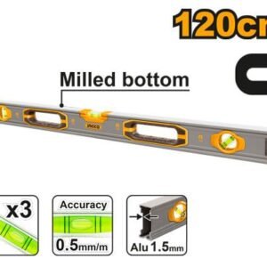 INGCO Spirit level with powerful magnets 120cm HSL38120M