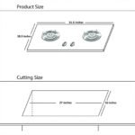 Hanco Model 901 SS Stainless Steel Gas Hob