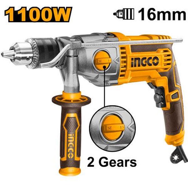 INGCO ID211008 1100W Impact Drill