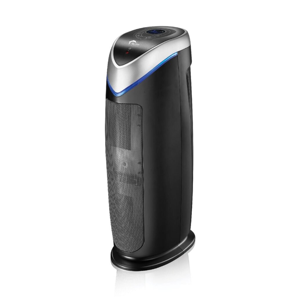 E-Lite Digital Air Purifier - EAP-911 - Black - 22 inch