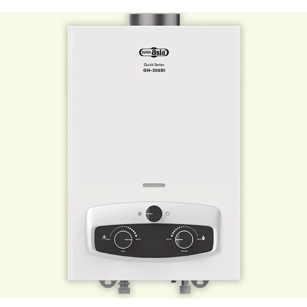 Super Asia GH-206Di Quick Series Gas Water Heater