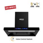 Hanco T-Shape Kitchen Hood Model 333 - Auto Clean & Voice Control & Hand Motion Sensor