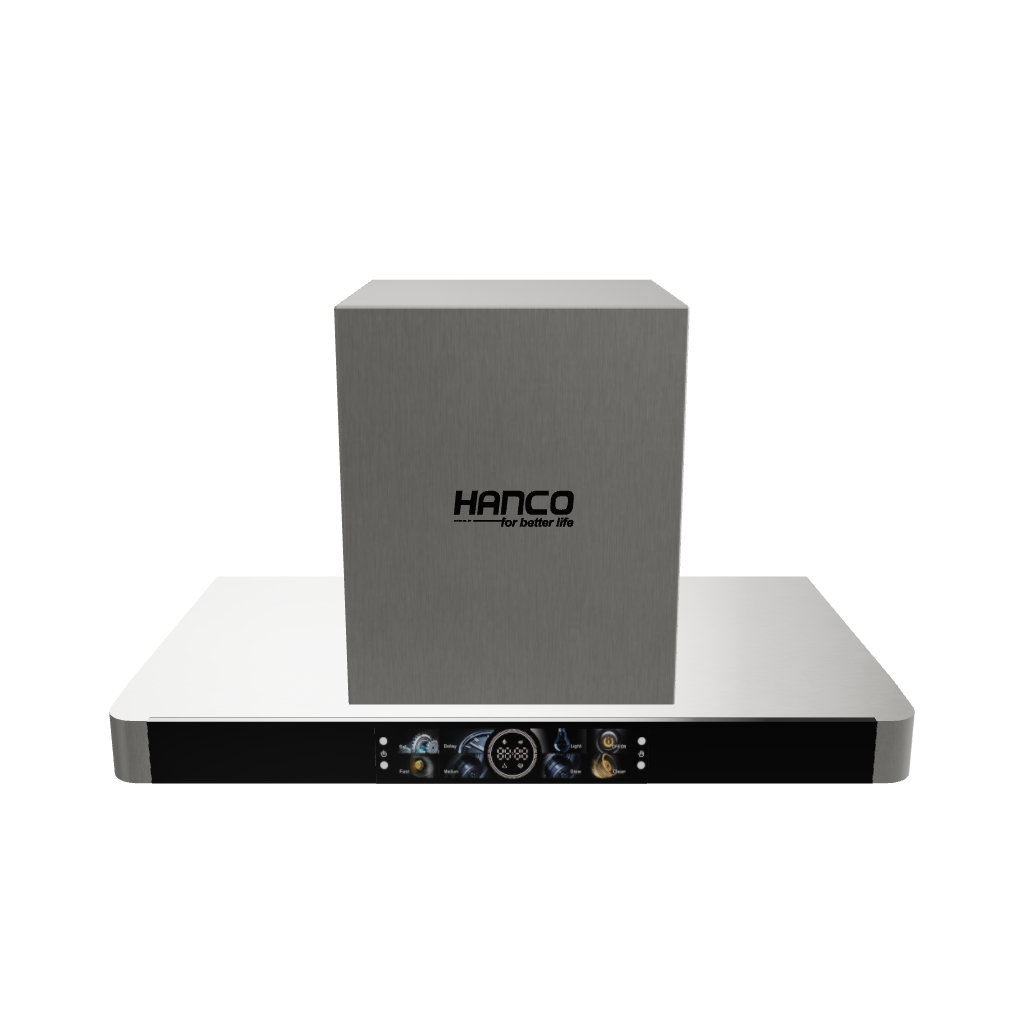 Hanco Combo Deal Silver Kitchen Hood and Hob Set