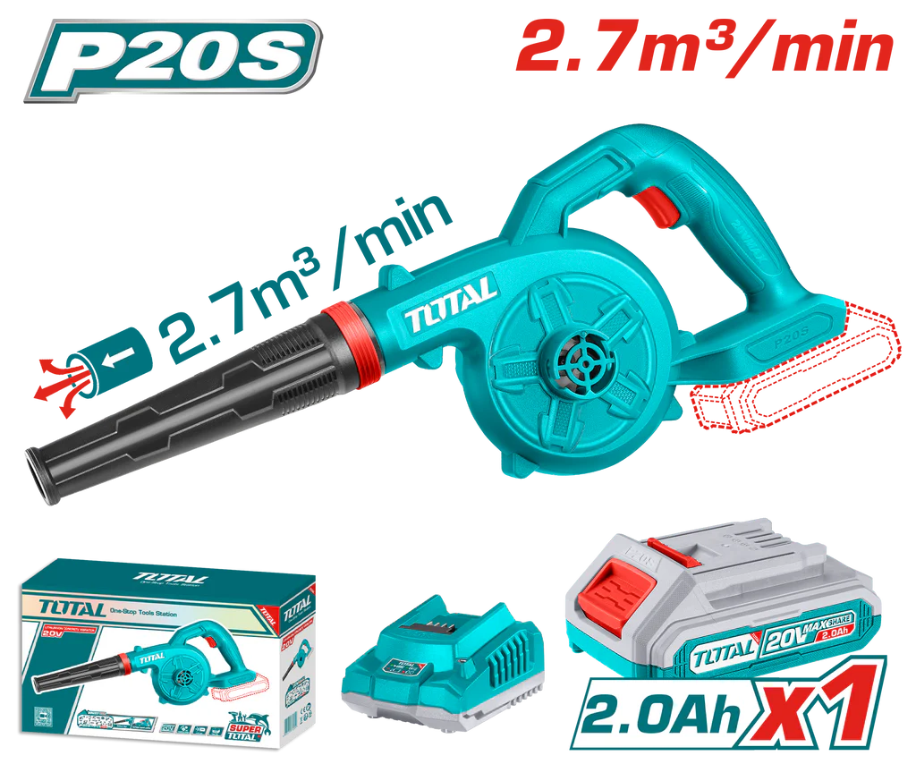 TOTAL Cordless blower 20V TABLI200281