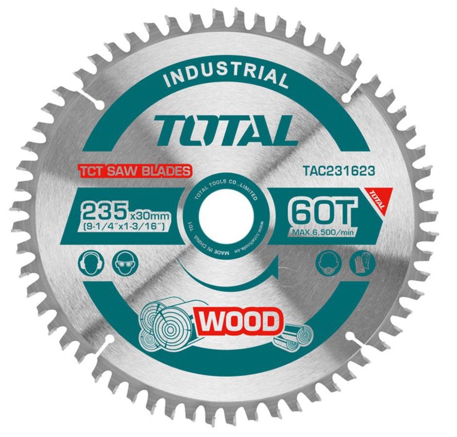 TOTAL TCT saw blade 235mm 9-1/4" TAC231623