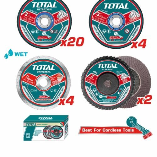 TOTAL Cutting and grinding disc set TAC97630