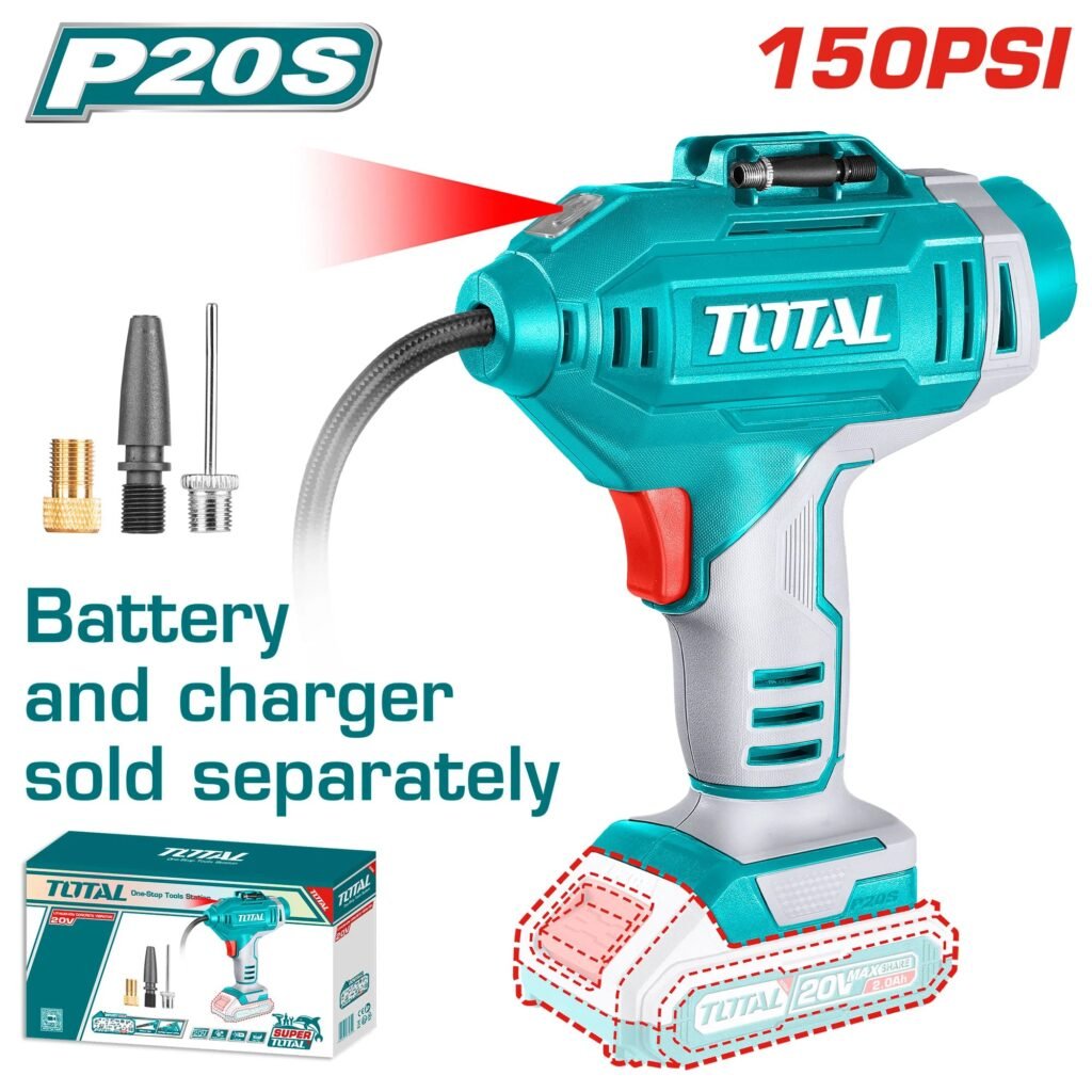 TOTAL Cordless auto air compressor TACLI2018