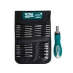 TOTAL 26 Pcs ratchet screwdriver set TACSD30266
