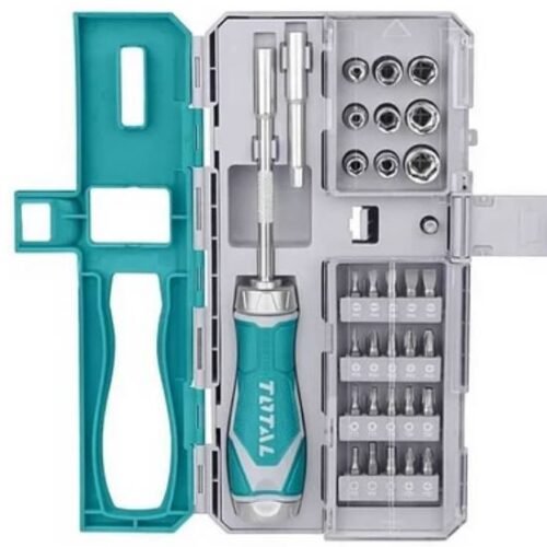 TOTAL 33 Pcs ratchet screwdriver set TACSD30336