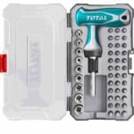 TOTAL 47 Pcs T-handle wrench screwdriver set TACSD30476