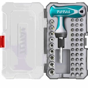 TOTAL 47 Pcs T-handle wrench screwdriver set TACSD30476