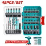 TOTAL 49 Pcs impact screwdriver bits set TACSDL24906