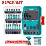 TOTAL 51 Pcs impact screwdriver bits set TACSDL25106