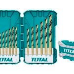 TOTAL 15pcs HSS drill bits set TACSDL51501