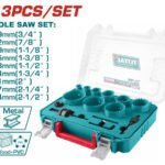 TOTAL Bi-metal hole saw set TACSH0132