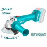 TOTAL Lithium-ion angle grinder 20V Brushless Motor TAGLI20107-2