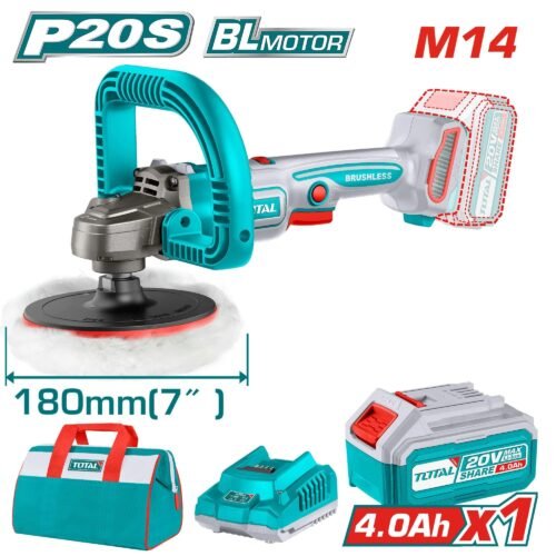 TOTAL Cordless polisher TAPLI20181