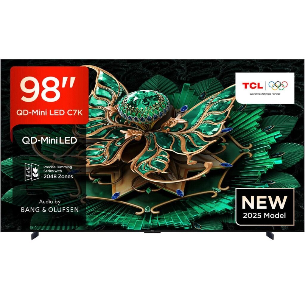 TCL 98C7K QD-Mini LED 4K Google TV 98 Inch