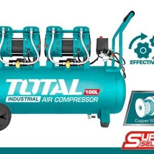 TOTAL Air compressor 2X1200W 100L TCS2241008