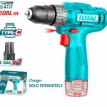 TOTAL Lithium Ion Cordless Drill 12V TDLI12428
