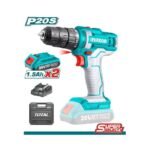TOTAL Lithium-ion cordless drill 20V TDLI20024(2pc battery)