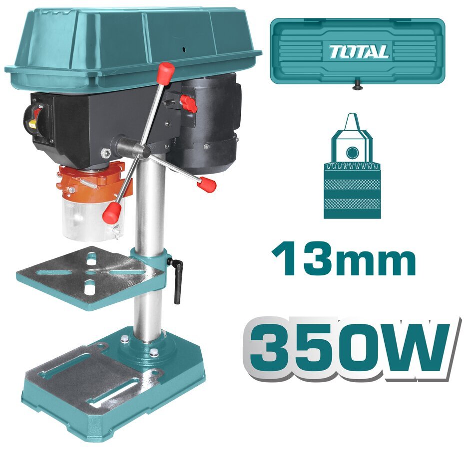 TOTAL Drill press 350W TDP133501
