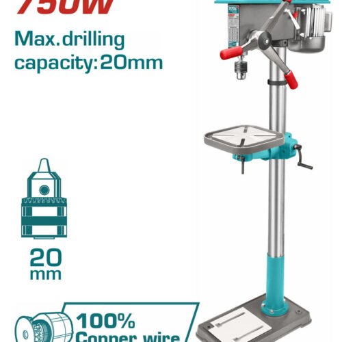TDP207505.jpg TOTAL Drill press 750W TDP207505