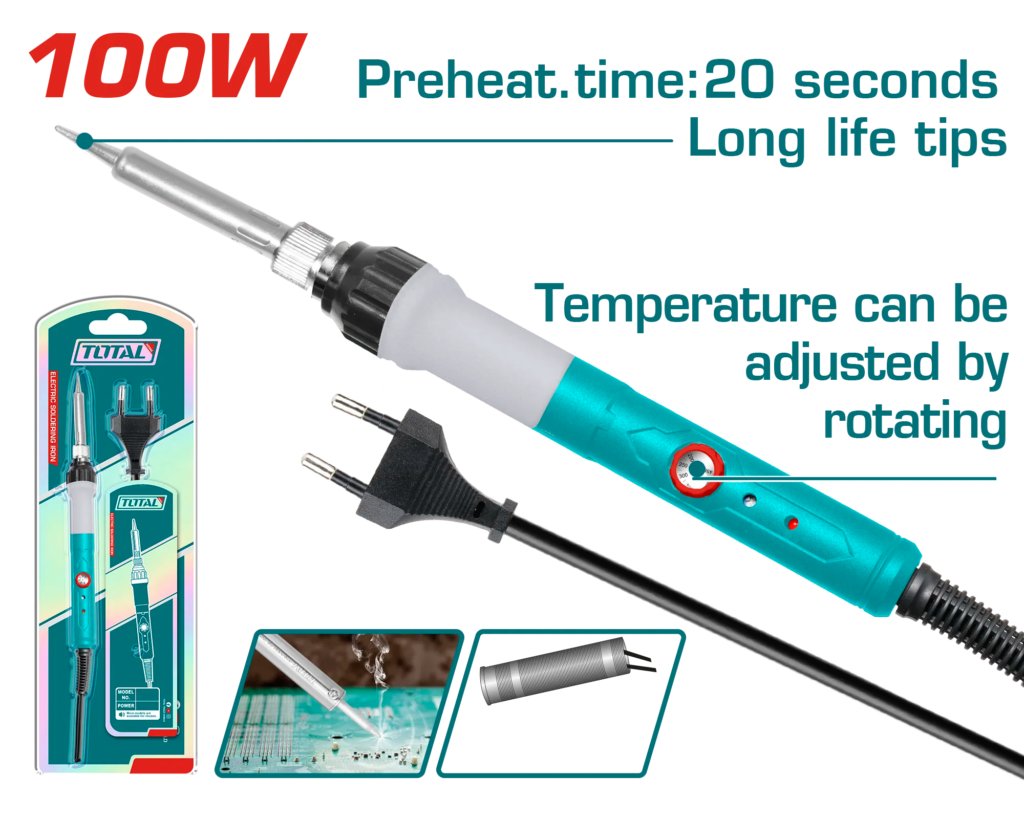 TOTAL Electric soldering iron TET1100831