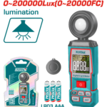 TOTAL Digital light luxmeter TETLU031