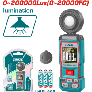 TOTAL Digital light luxmeter TETLU031