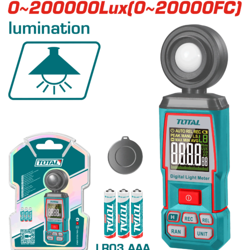 TOTAL Digital light luxmeter TETLU031