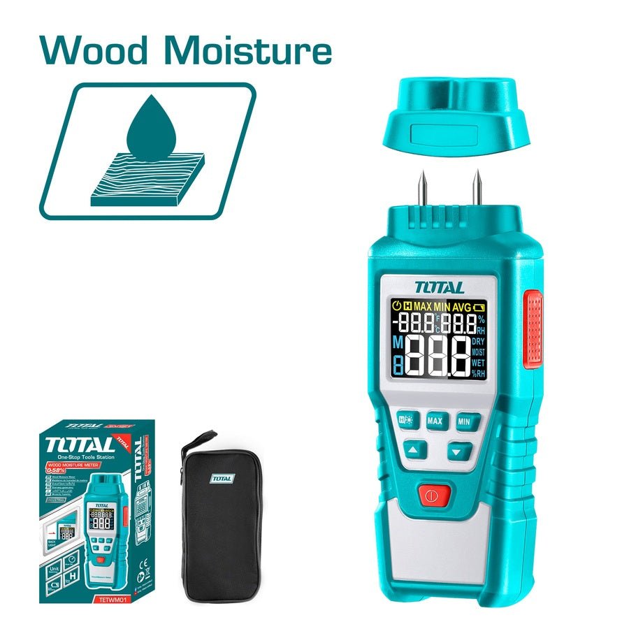 TOTAL Wood moisture meter TETWM01