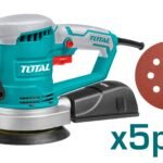 TOTAL Rotary sander 450W 150mm TF2041506