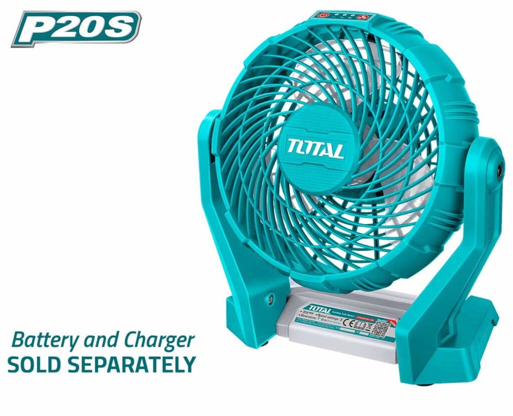 TOTAL Lithium-ion fan 20V 7 Inch TFALI2007
