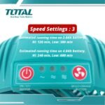 TOTAL Lithium-ion fan 20V 7 Inch TFALI2007