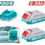 TOTAL P20S Cordless battery and charger kit 20V 2.0AH TFBCPK1222