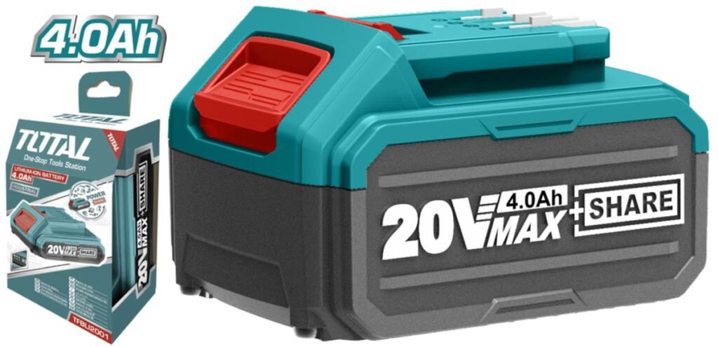 TOTAL Lithium-Ion battery pack 20V 4.0Ah TFBLI2002