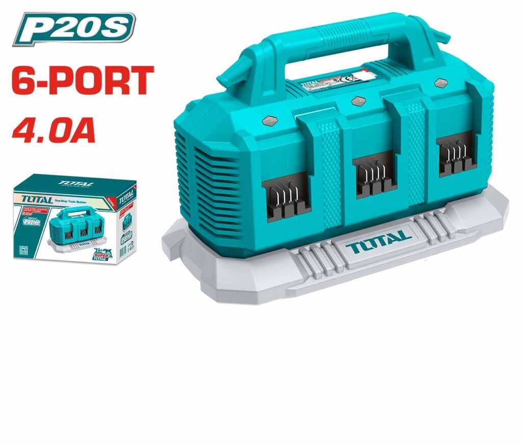 TOTAL P20S battery charger 6 ports TFCLI2064