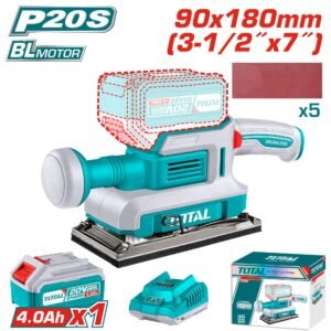 TOTAL Cordless finishing sander TFSLI20311