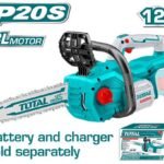 TOTAL Lithium-Ion chain saw 20V Brushless Motor 12 Inch TGSLI20128