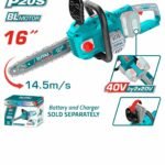 TOTAL Lithium-Ion chain saw 40V Brushless Motor 16 Inch TGSLI40168