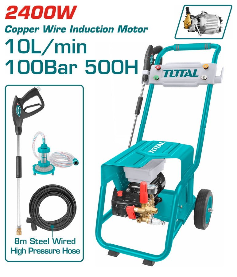 TOTAL High pressure washer (For commercial use) 2400W TGT11176