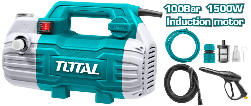 TOTAL High pressure washer 1500W 100Bar TGT11236