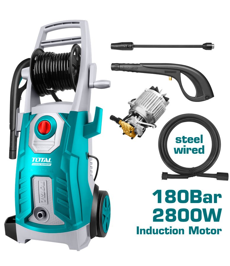 TOTAL High pressure washer 2800W 180Bar TGT11266