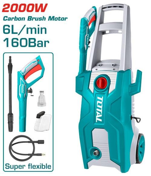 TOTAL High pressure washer 2000W 160Bar TGT11376