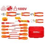 TOTAL 16 Pcs insulated handtools set THKITH1601