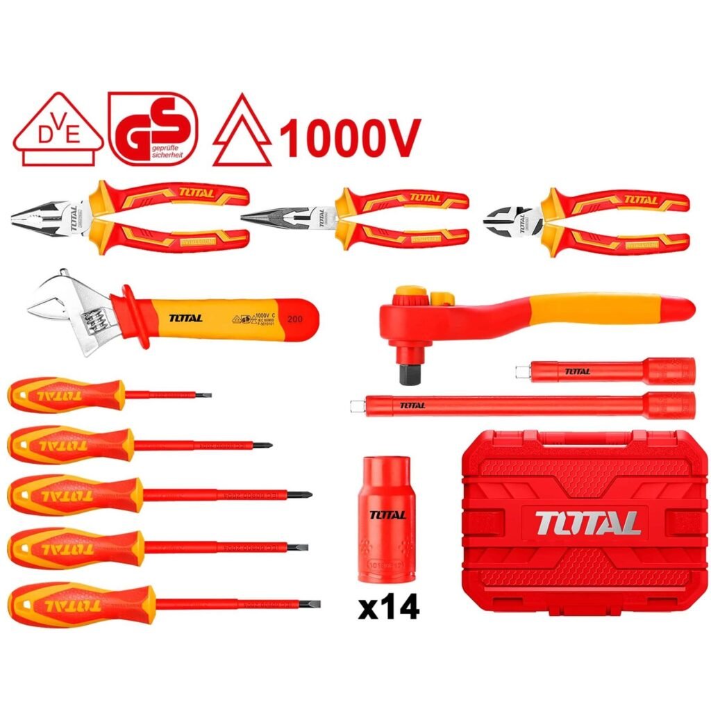TOTAL 26 Pcs insulated handtools set THKITH2601