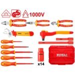 TOTAL 26 Pcs insulated handtools set THKITH2601